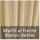 Marfil al Frente / Blanco Detras